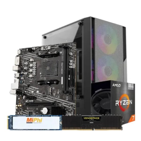 AMD Ryzen 7 5700G Custom Desktop PC