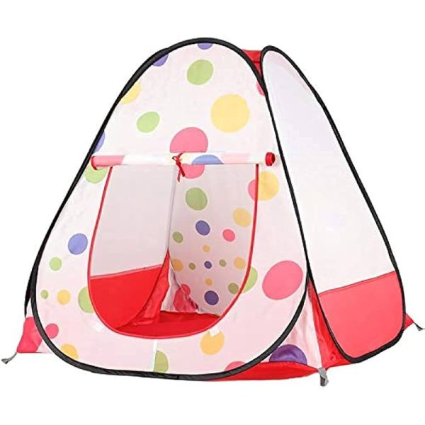 Foldable Playing Tent House(Big Size) With 100 Ball's for Kids